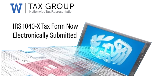 IRS 1040-X Tax Form